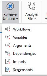 remove unused variables