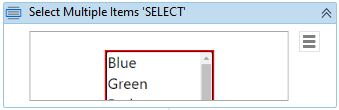 select multiple items 